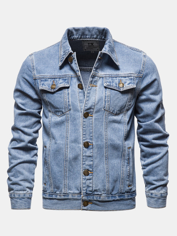 Chaqueta de mezclilla lavada