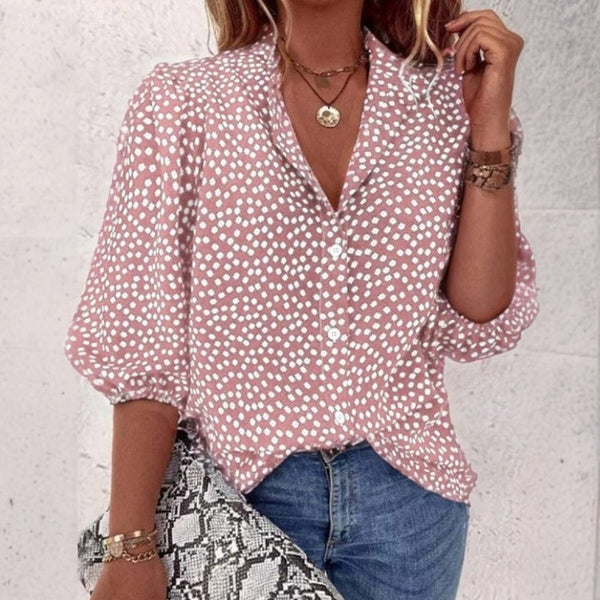 Blouse Vintage à Pois