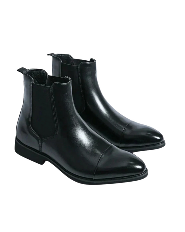 Bottes Chelsea en cuir de première qualité