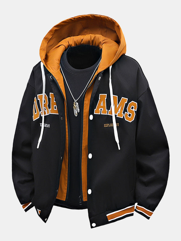 Veste de Baseball Capuche 2 en 1