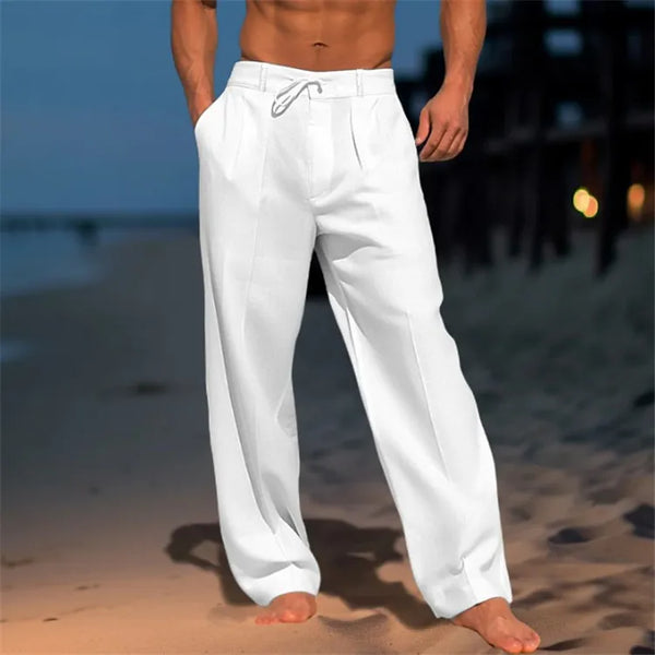 NATHAN™ – Pantalon décontracté d'été en coton pour homme