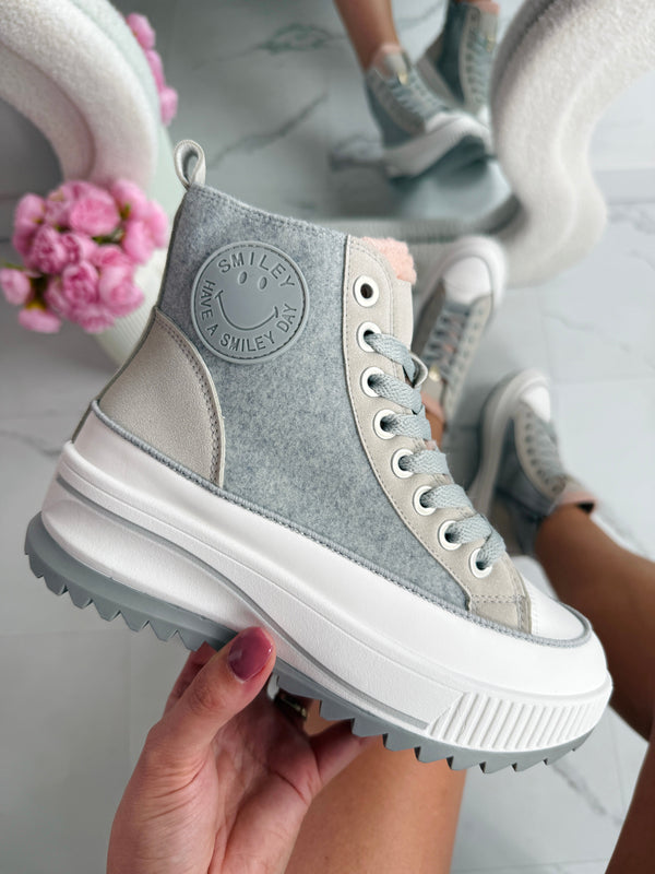 Sneaker Emoji Grise