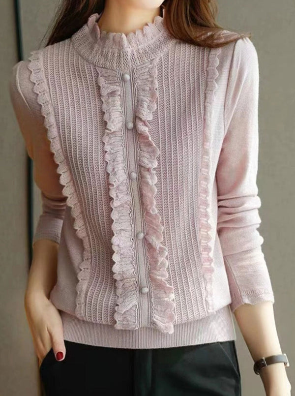 Pull en Tricot Auriculaire Retro Peyton
