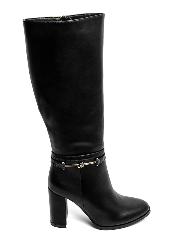 Bottes à Talons Noirs Marly