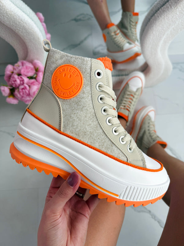 Sneaker Beige Emoji