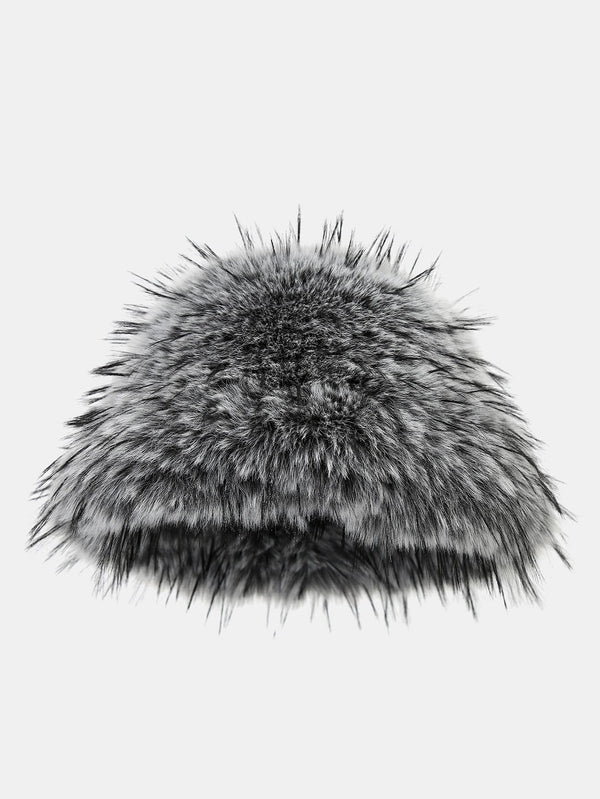 Chapeau seau en peluche chaud pour l'automne et l'hiver