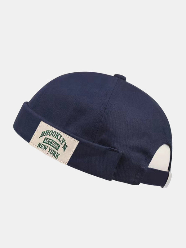 Casquette hip-hop sans bord, coupe-vent et au style urbain