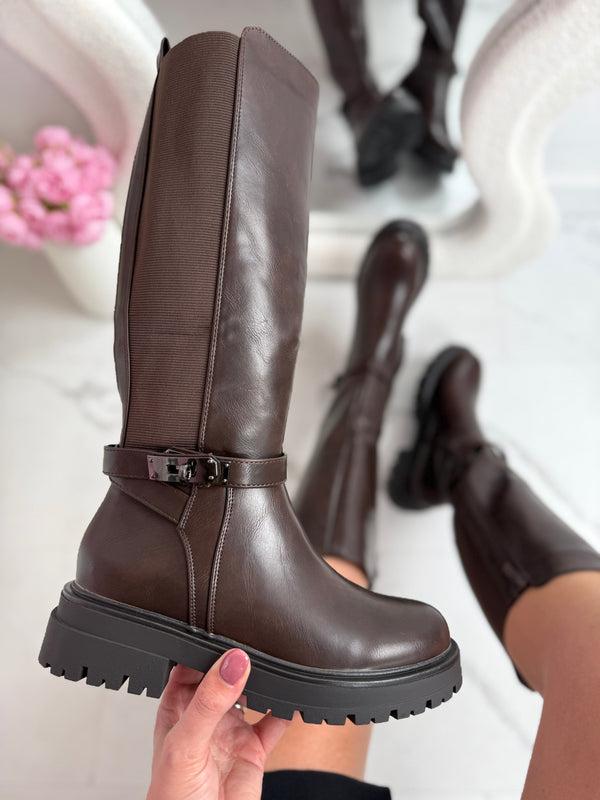 Bottes Brunes Lymee
