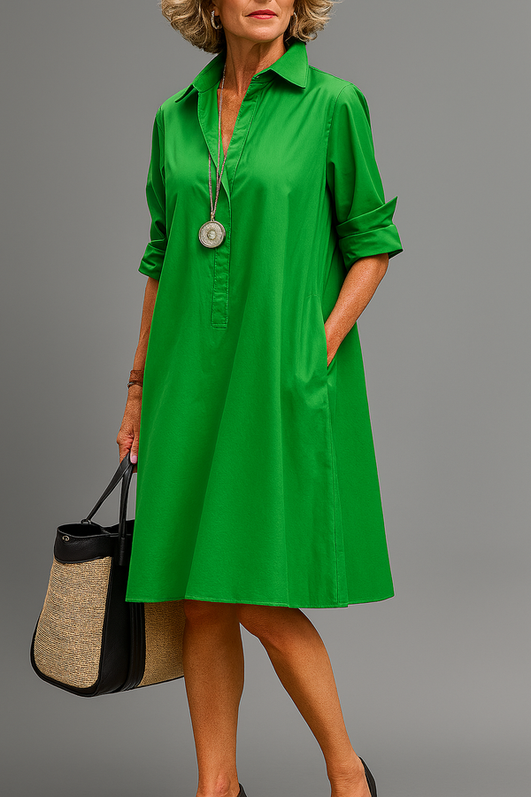 BELICE - ROBE MIDI IMPRIMÉE