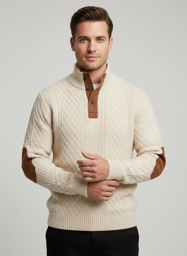 Pull Col Montant Classique Édition Limitée - Cross & Crown