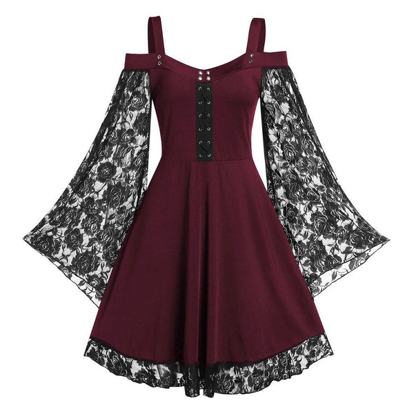ROBE GOTHIQUE AVEC DENTELLE
