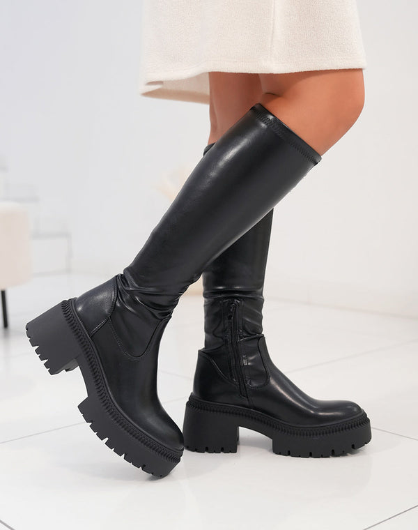 Bottes Hautes Iwana Noires