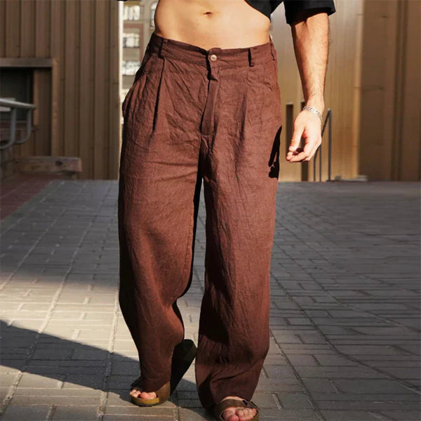 Nolan™ – Pantalon Large en Lin