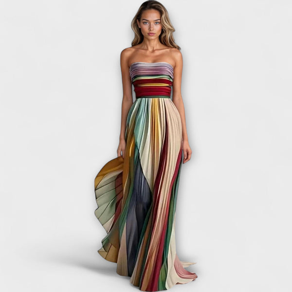Flora | Robe Sans Manches Colorée